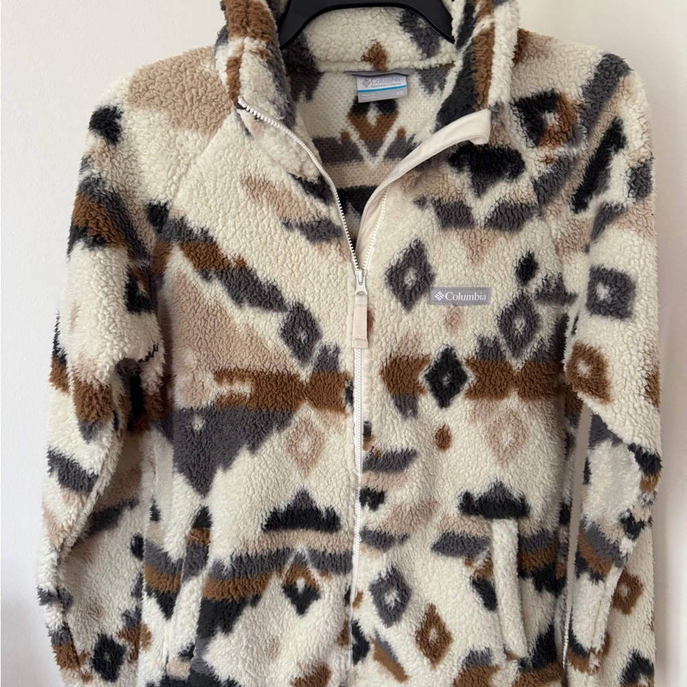 Columbia Women’s Size XS Women’s full zip sherpa fleece jacket